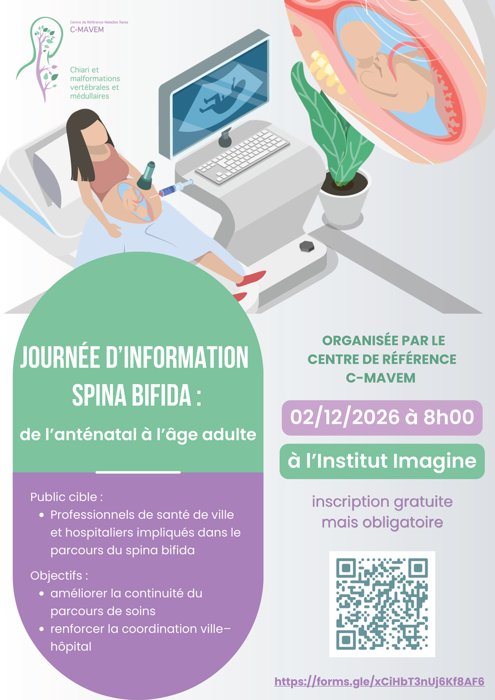 Journée d'information Spina Bifida : de l’anténatal à l’âge adulte